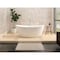 Castello Usa Manhattan 59" Solid Surface Freestanding Bathtub in White CB-GM-8016S - alternate 5